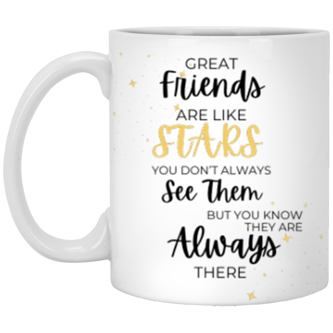 Friends Coffee Mug - double side printed - 11oz White Mug