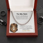 To My Son - Cuban Link Chain