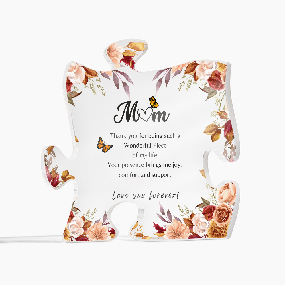 Mom - Acrylic Puzzle Plaque