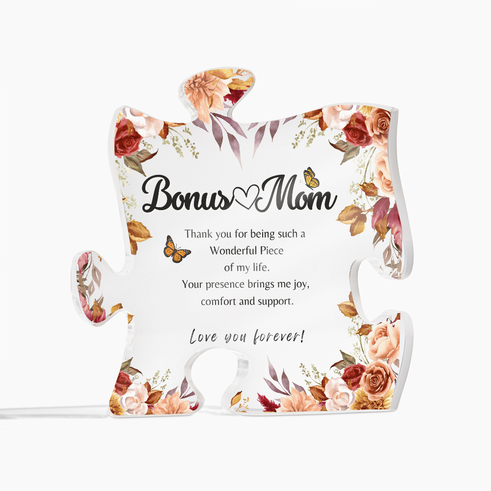 Bonus Mom - Acrylic Puzzle plaque