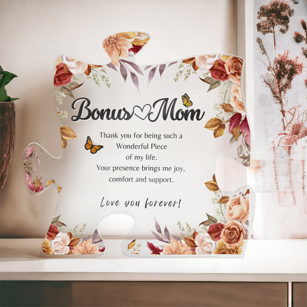 Bonus Mom - Acrylic Puzzle plaque