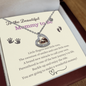 Baby Feet Heart Necklace - New Mommy