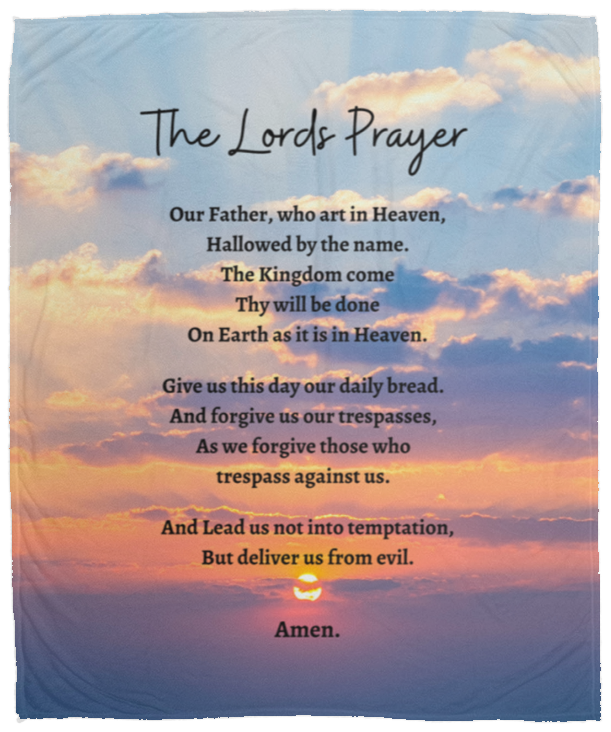 The Lord's Prayers Blanket | A great religious gift for all year around