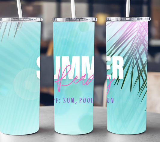 Summer Ready - Fun 20oz Skinny Tumbler