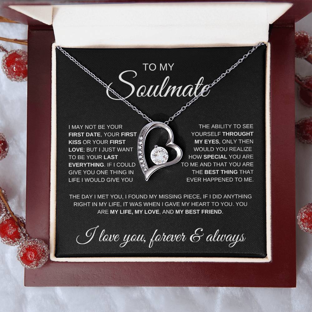 To My Soulmate - Love Knot Necklace