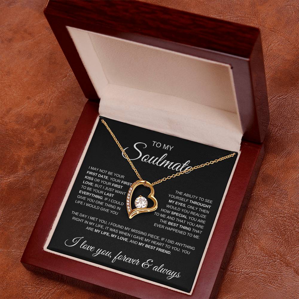 To My Soulmate - Love Knot Necklace