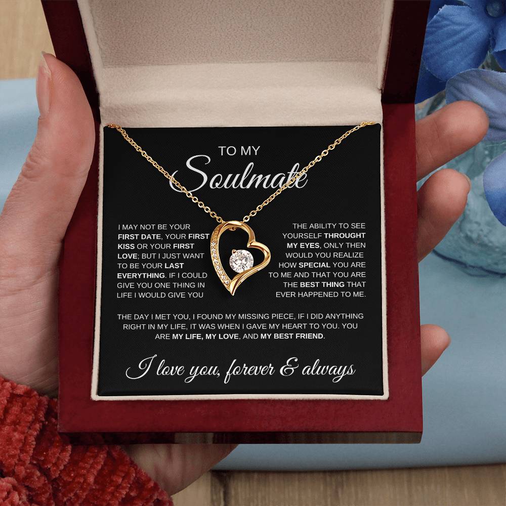 To My Soulmate - Love Knot Necklace