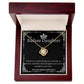 To My Bass Daughter B - Love Knot Necklace