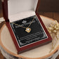 To My Bass Daughter B - Love Knot Necklace