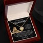 Dad to my Beautiful Daughter - Love knot Necklace