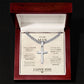 To My Man - Cuban Link Chain with Artisan Cross