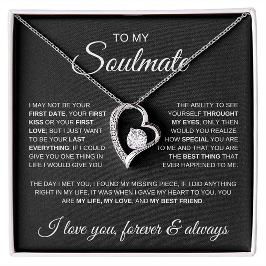 To My Soulmate - Love Knot Necklace