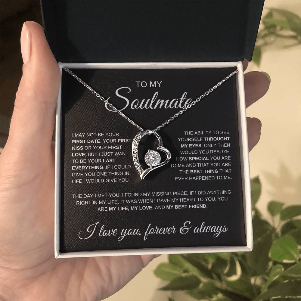 To My Soulmate - Love Knot Necklace