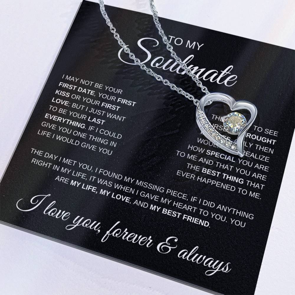 To My Soulmate - Love Knot Necklace