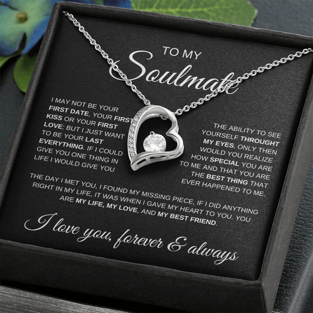 To My Soulmate - Love Knot Necklace