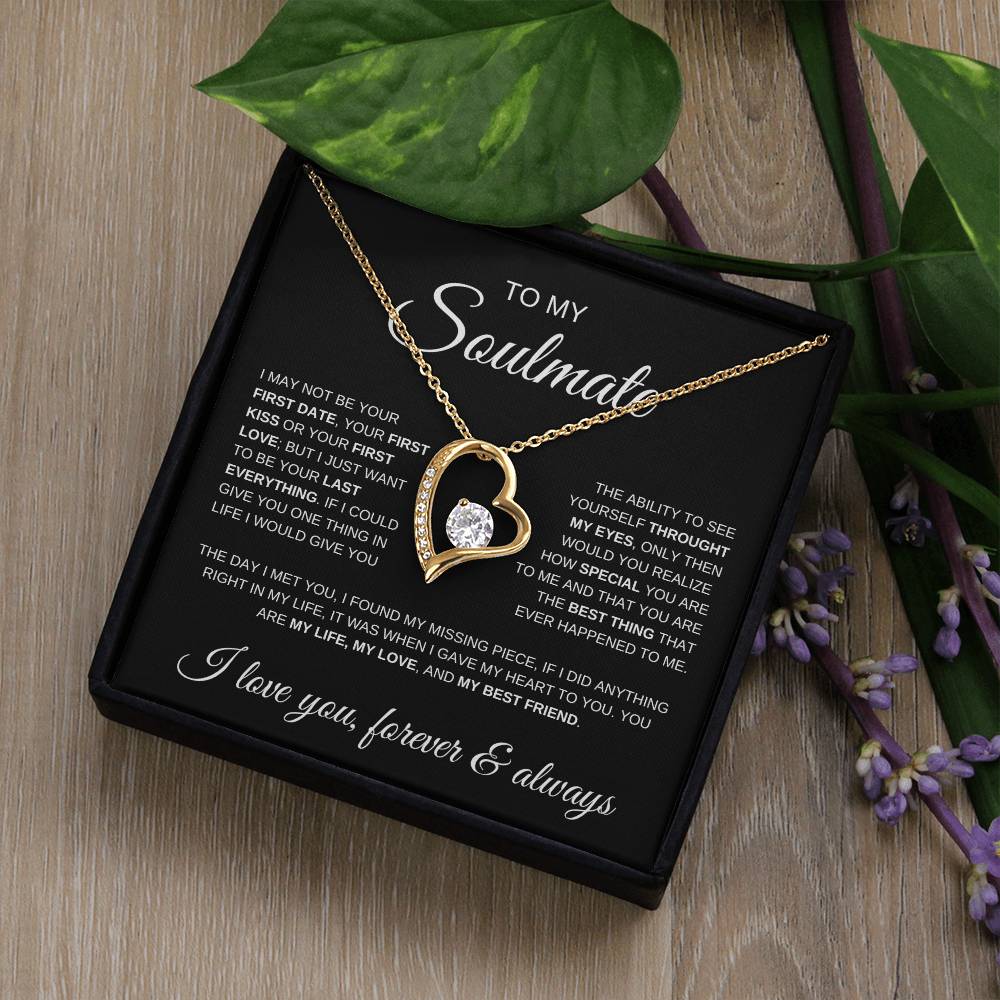 To My Soulmate - Love Knot Necklace