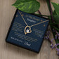 Forever Love Necklace - From Dad To My Beautiful Daughter -